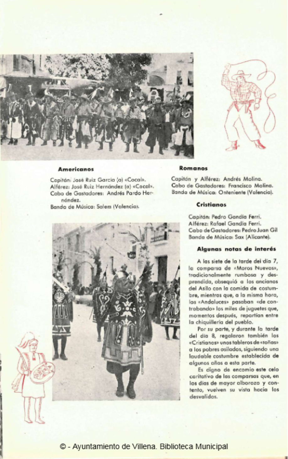 Cronica fiestas 1948